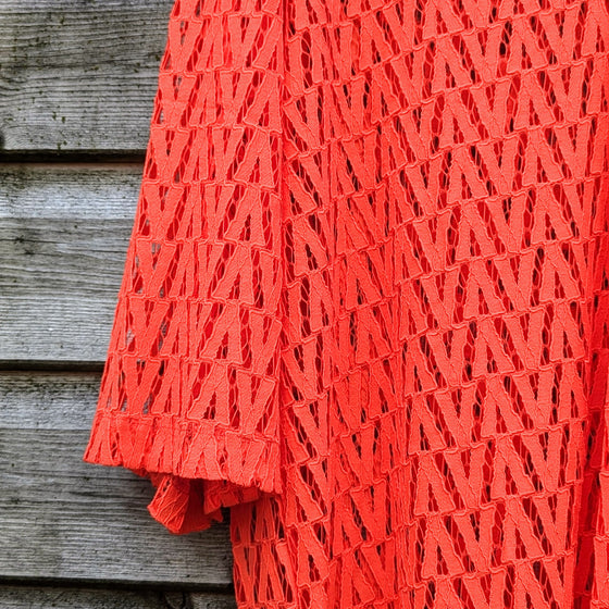 Lace kaftan dress | Tunic in Orange