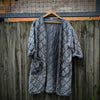 Quilted jacket with pockets | Weathered grey