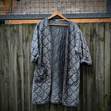  Quilted jacket with pockets | Weathered grey