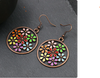 Flower boho earrings