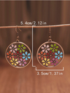 Flower boho earrings