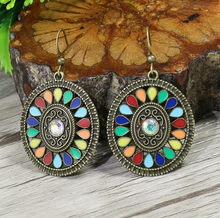  Vintage round earrings