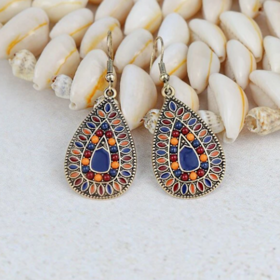 Boho drop earrings