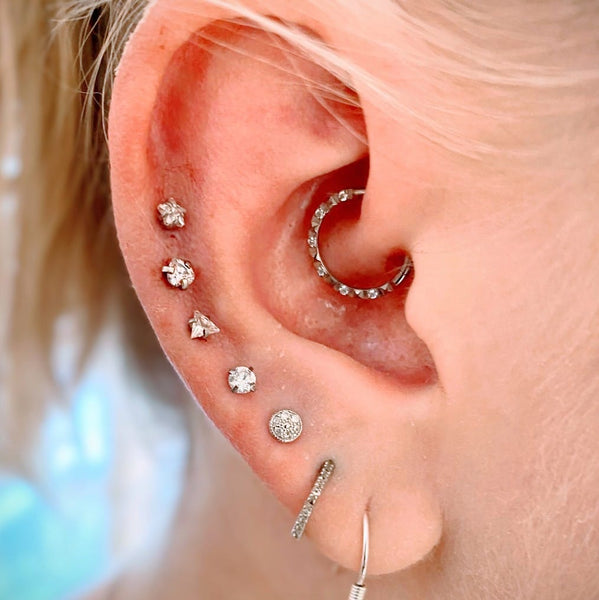 Ear Lobe Curated Ear Piercing Meaning Curated Ear Piercing Ear - Main Image