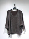 MILA Shiny Sweater AH26: Bordeaux