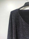 MILA Shiny Sweater AH26: Bordeaux