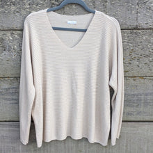  Gold thread soft jumper | Cream