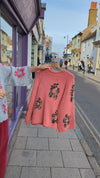 Flower jumper | Coral